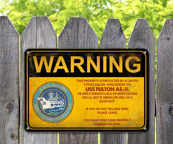 USS Fulton (AS-11) - Warning - ME2 - US
