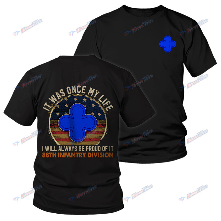 88th Infantry Division - Men's Shirt - 2 Sided Shirt - PL8 - US