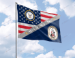 USS Comte de Grasse (DD-974) - Flag