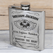 Personalized 307th Engineer Battalion - Steel Hip Flask - WI1