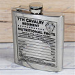 7th Cavalry Regiment - Steel Hip Flask - WI2 - US