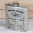 Personalized USS Gerald R. Ford (CVN-78) - Steel Hip Flask - WI1- US