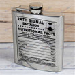 24th Signal Battalion - Steel Hip Flask - WI2 - US