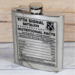 97th Signal Battalion - Steel Hip Flask - WI2 - US