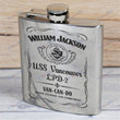 Personalized USS Vancouver (LPD-2) - Steel Hip Flask - WI1- US