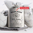 Personalized USS Hunley (AS-31) - Steel Hip Flask - WI1- US