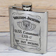 Personalized USS Catamount (LSD-17) - Steel Hip Flask - WI1- US