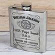 Personalized USS Puget Sound (AD-38) - Steel Hip Flask - WI1- US