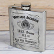 Personalized USS Orion (AS-18) - Steel Hip Flask - WI1- US
