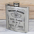 Personalized USS Ardent (MCM-12) - Steel Hip Flask - WI1- US