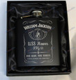Personalized USS Hawes (FFG-53) - Steel Hip Flask - WI1- US