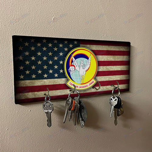 729th Military Airlift Squadron - Wall Key Holder - MT1