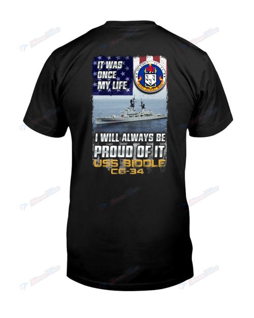 USS Biddle (CG-34) - T-Shirt -TS11