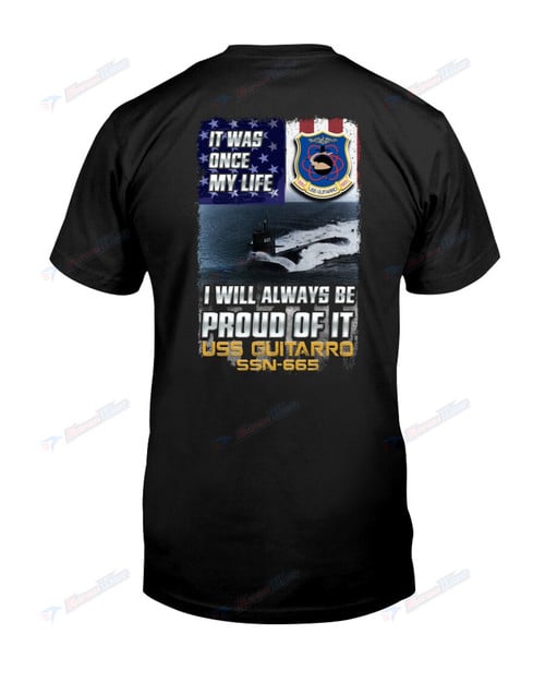USS Guitarro (SSN-665) - T-Shirt -TS11