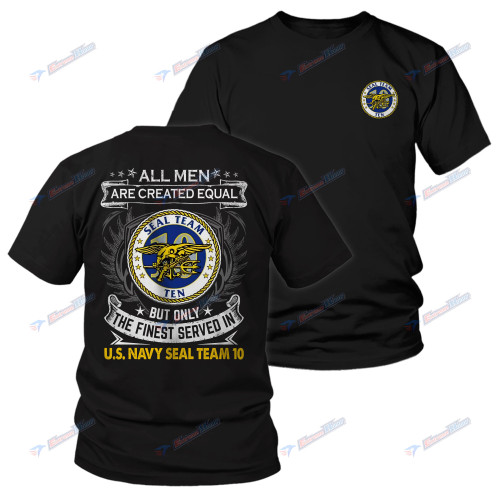U.S. Navy SEAL Team 10 - Men's Shirt - 2 Sided Shirt - PL9 - US