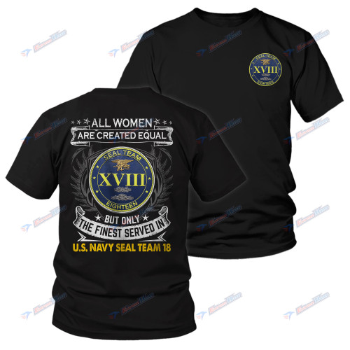 U.S. Navy SEAL Team 18 - Men's Shirt - 2 Sided Shirt - PL9 WM - US