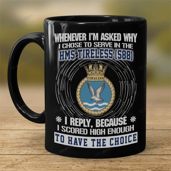 HMS Tireless (S88) - Mug
