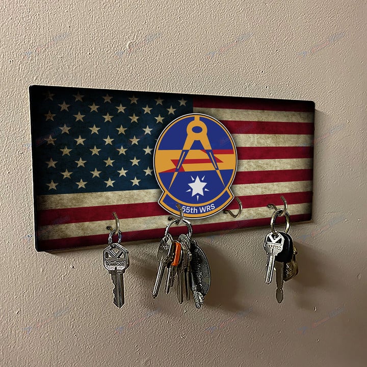 55th Weather Reconnaissance Squadron - Wall Key Holder - MT1