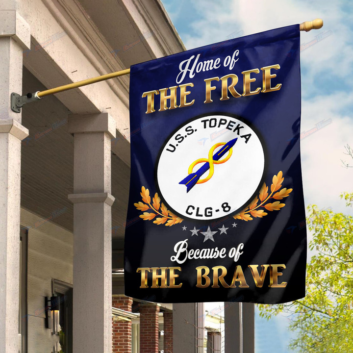 USS Topeka (CLG-8) - Flag - FL14