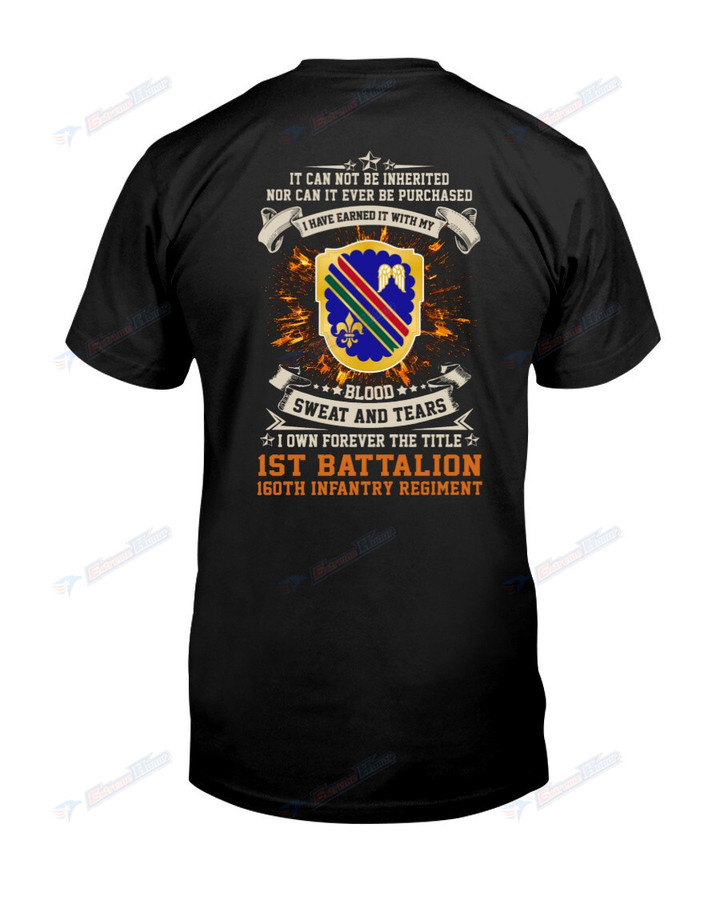 1st Battalion, 160th Infantry Regiment - T-Shirt - TS8 - US