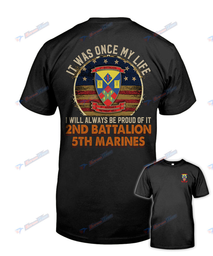 2nd Battalion, 5th Marines - Men's Shirt - 2 Sided Shirt - PL8 -US