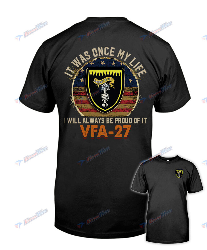 VFA-27 - Men's Shirt - 2 Sided Shirt - PL8 -US