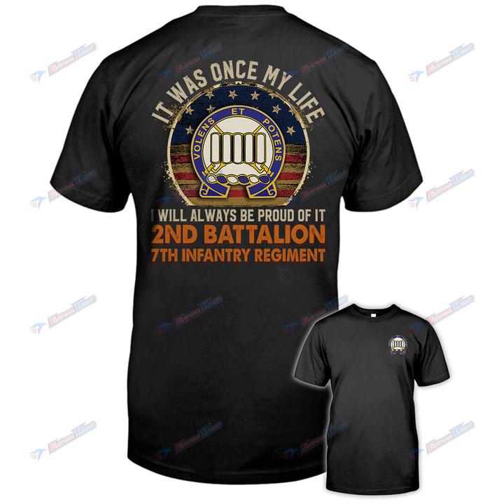 2nd Battalion, 7th Infantry Regiment - Men's Shirt - 2 Sided Shirt - PL8 -US