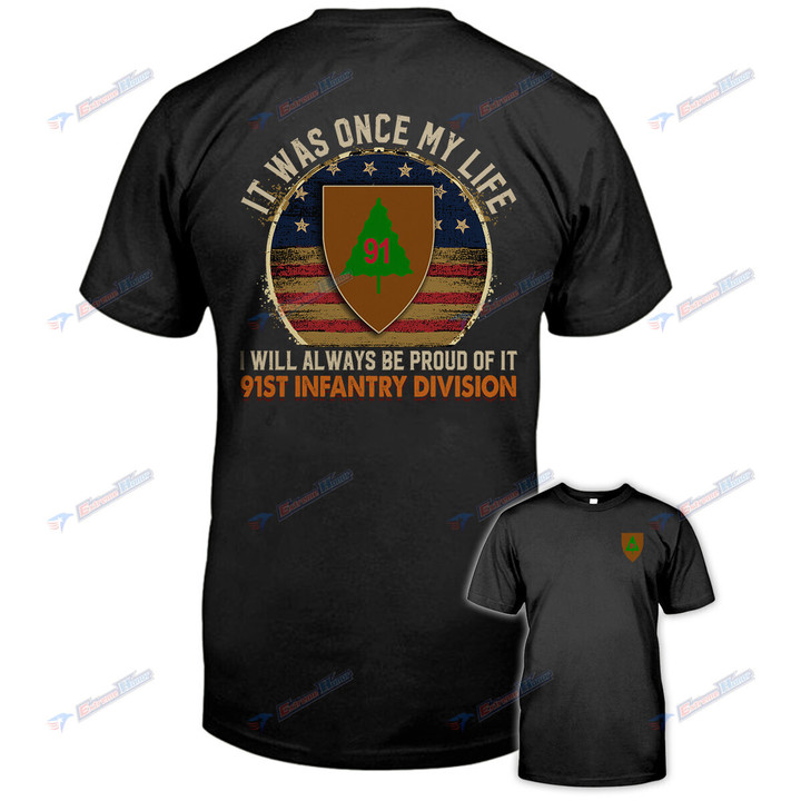 91st Infantry Division - Men's Shirt - 2 Sided Shirt - PL8 -US