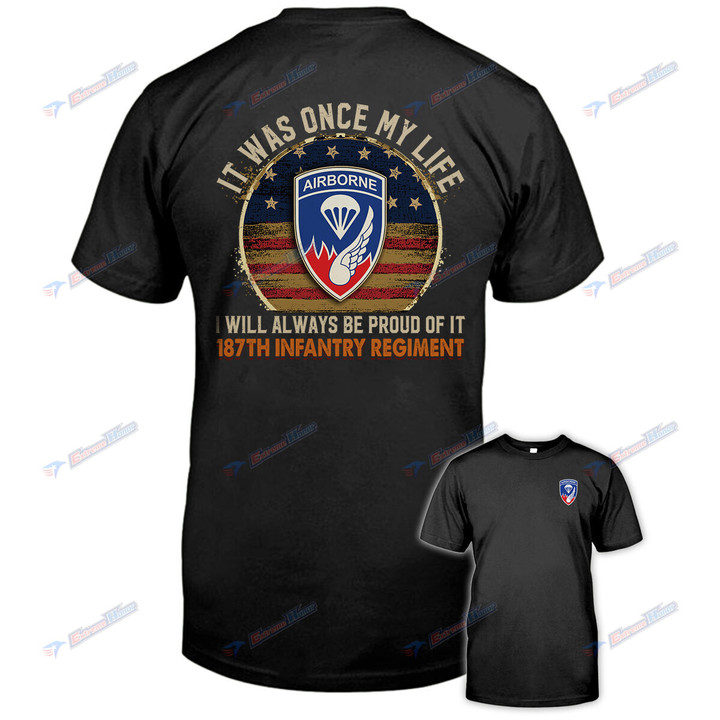 187th Infantry Regiment - Men's Shirt - 2 Sided Shirt - PL8 -US
