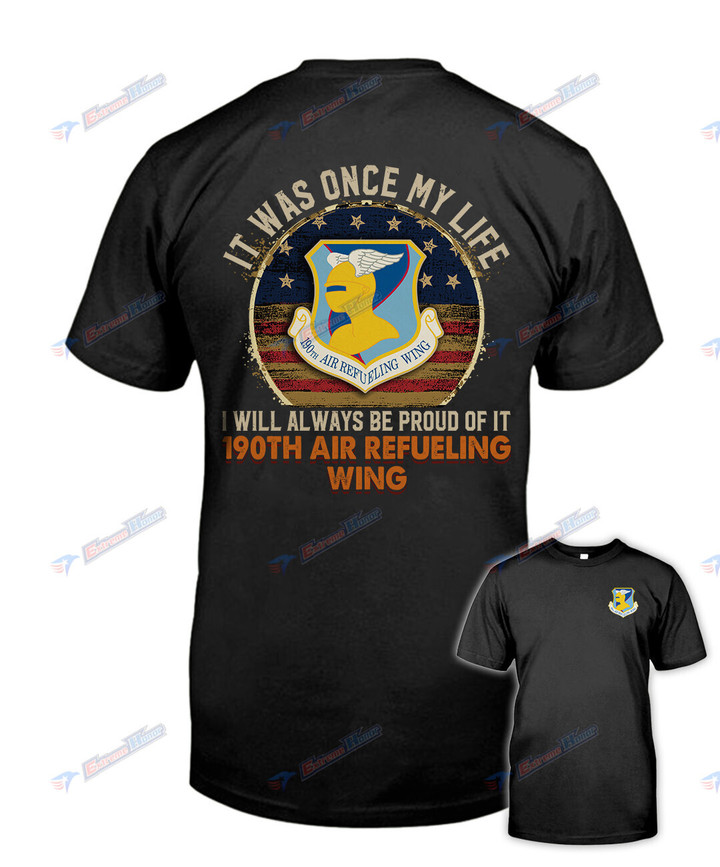 190th Air Refueling Wing - Men's Shirt - 2 Sided Shirt - PL8 -US