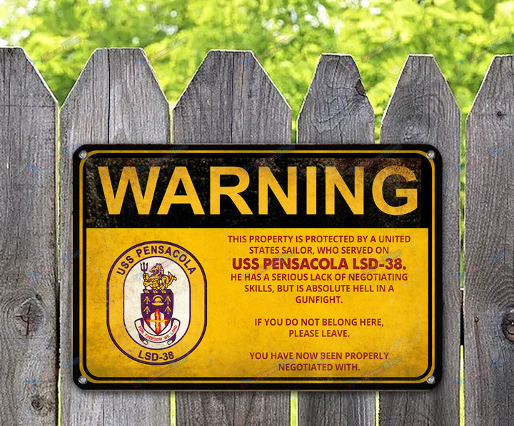 USS Pensacola (LSD-38) - Warning - ME2 - US