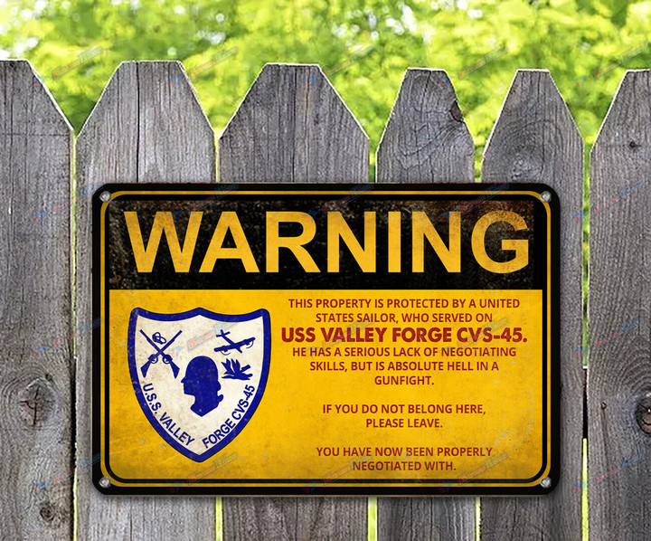 USS Valley Forge (CVS-45) - Warning - ME2 - US
