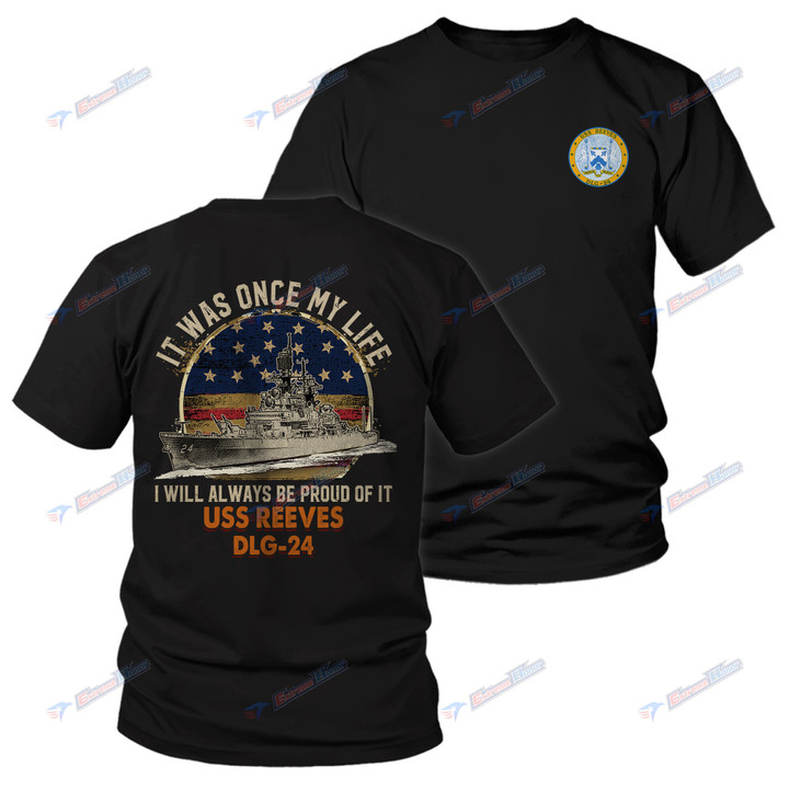 USS Reeves (DLG-24) - Men's Shirt - 2 Sided Shirt - PL8 - US