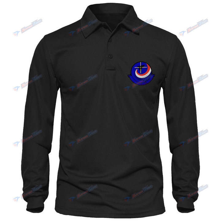 VFC-12 - Men's Polo Shirt Quick Dry Performance - Long Sleeve Tactical Shirts - Golf Shirt - PL9 -US