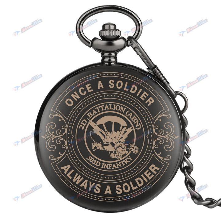 2nd Battalion, 503rd Airborne Infantry Regiment - Pocket Watch - DH2 - US