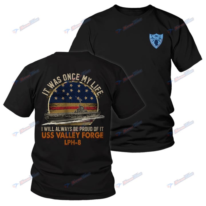 USS Valley Forge (LPH-8) - Men's Shirt - 2 Sided Shirt - PL8 - US