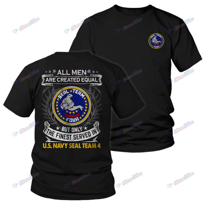 U.S. Navy SEAL Team 4 - Men's Shirt - 2 Sided Shirt - PL9 - US