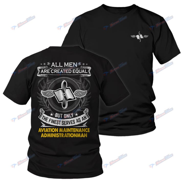 Aviation maintenance administrationman - Men's Shirt - 2 Sided Shirt - PL9 - US