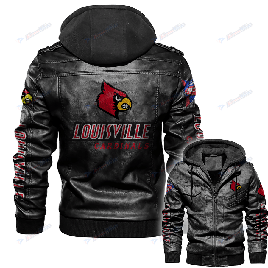 louisville cardinals leather jacket