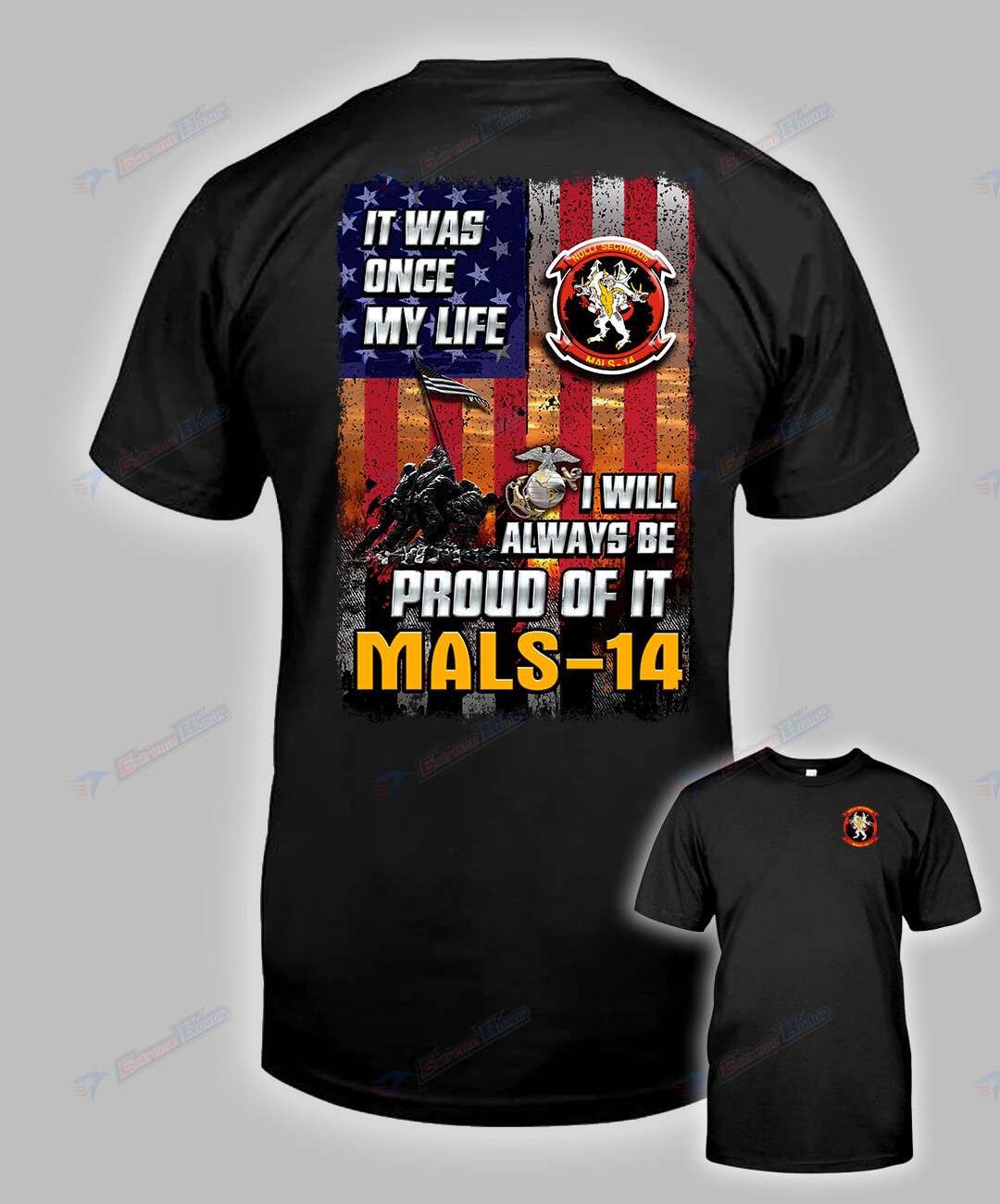 MALS-14 - 2 sided shirt - extreme-honor