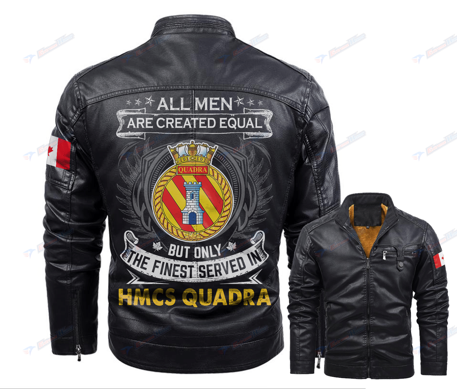 HMCS Quadra - Leather Jacket - AD1 - extreme-honor