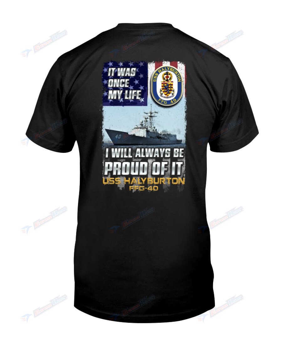 (FFG-40) - extreme-honor -TS11 Halyburton T-Shirt USS -
