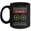 Chest Nuts Christmas Ugly Matching Chestnuts Couple Chest Mug