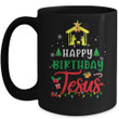 Happy Birthday Jesus Christmas Xmas Family Holiday Mug
