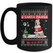 Santa Paws Labrador Merry Christmas Dog Funny Xmas Mug