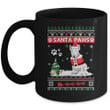 Santa Paws Bull Terrier Merry Christmas Dog Funny Xmas Mug
