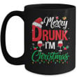 Merry Drunk Im Christmas Funny Naughty Drinking Mug