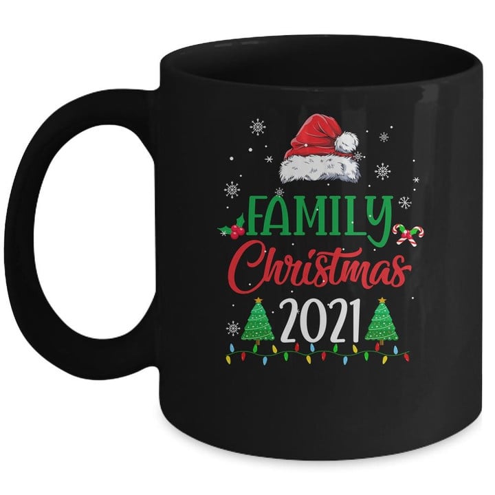Family Christmas 2021 Matching Shirts Squad Santa Mug