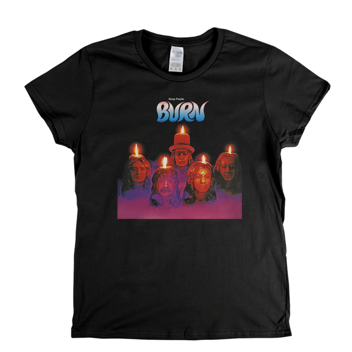 Deep Purple Burn Womens T-Shirt