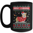 Corgi Dog Merry Corgmas Santa Corgi Ugly Christmas Xmas Mug